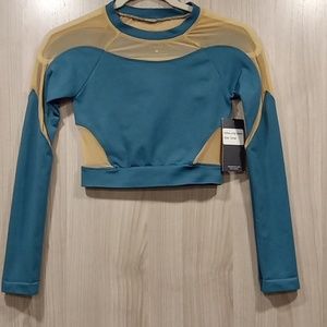NWT NUX Activewear long sleeve top